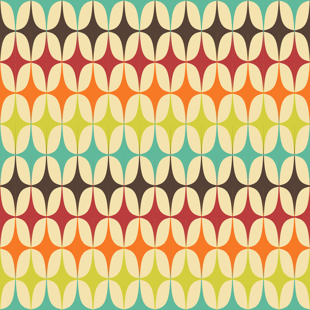 abstraktní retro geometrický vzor bezešvé s trojúhelníky. vektorové ilustrace - Vektor, obrázek