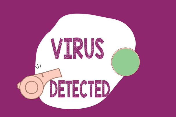 El yazısı Virüs Tespit Edildi. Kavram derken zararlı yazılımı önlemek ve kaldırmak için kullanılan bir bilgisayar programı - Fotoğraf, Görsel