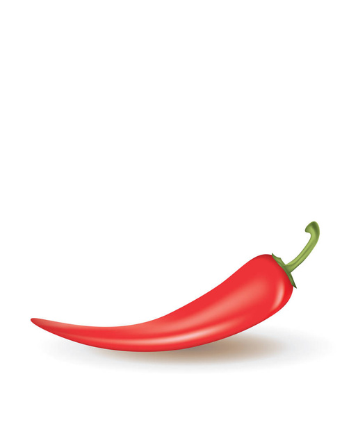 Piros chili paprika. Vektoros illusztráció - Vektor, kép