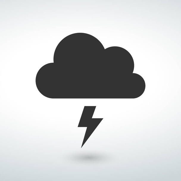 weather icon vector isolated vector on a white background. - Vector, afbeelding
