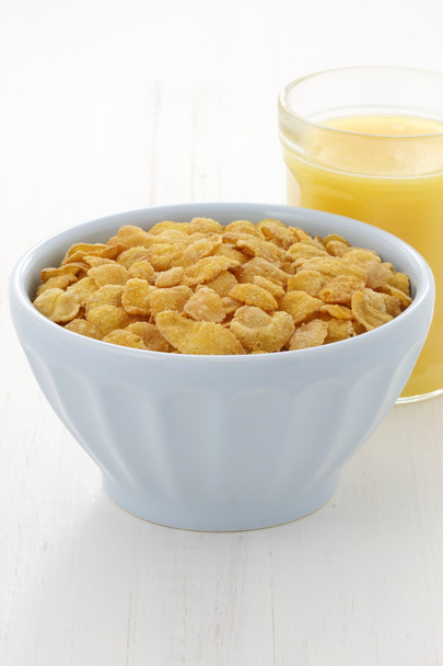 delicious corn flake breakfast - Photo, Image