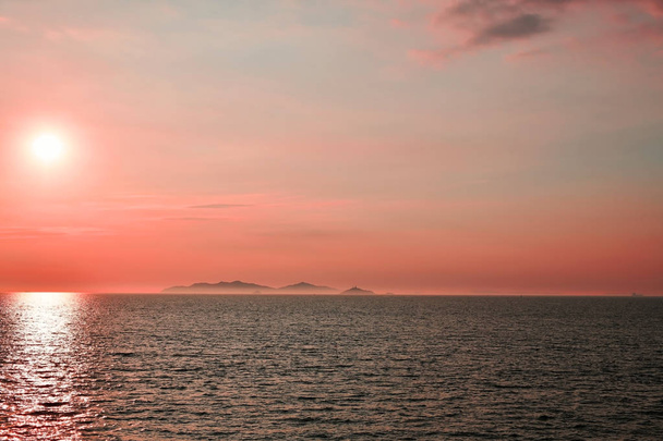 Paisagem marinha ao pôr do sol - Foto, Imagem