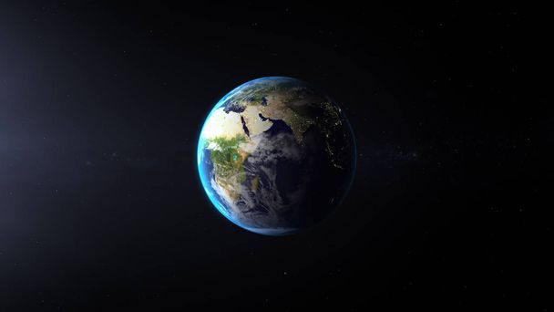 Is 3d illustratie achtergrond voor reclame en behang in de ruimte op aarde. Ook goede achtergrond scène en concept. 3D-rendering in Blender - Foto, afbeelding