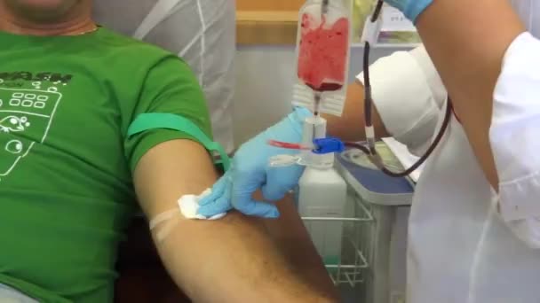 Blood donation - Footage, Video