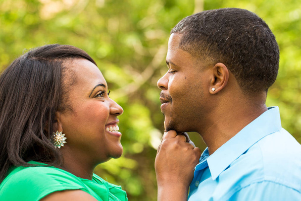 Happy African American Couple - Foto, Imagem