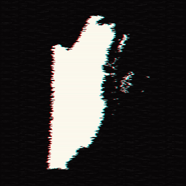 Mapa vetorial de Belize. Ilustração vetorial isolada. Preto sobre fundo branco. EPS 10 Ilustração
. - Vetor, Imagem