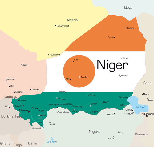 Niger - Wektor, obraz