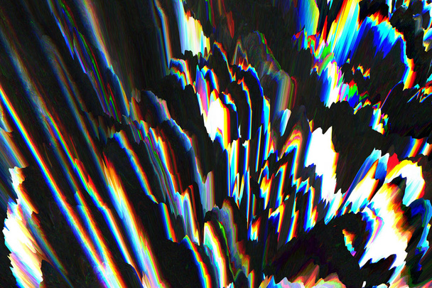 digital glitch background with colorful elements - Photo, Image