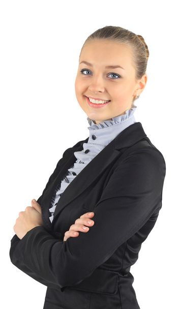 Portrait of a young attractive business woman. - Фото, изображение