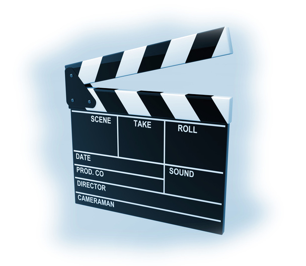 Movie production clapper board - Photo, Image
