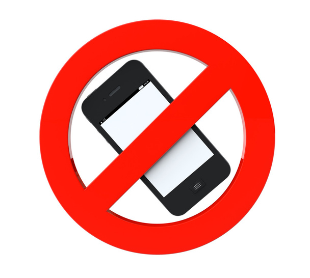 Нет знака мобильного телефона
 - Фото, изображение