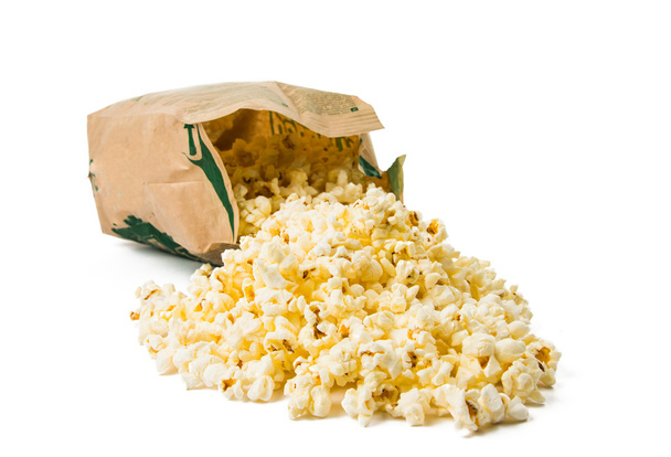 popcorn isolated - 写真・画像