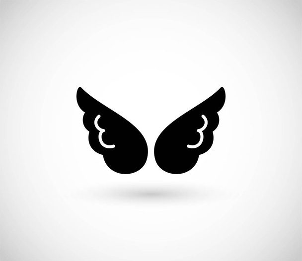 Flügelsymbolvektorkunst - Vektor, Bild