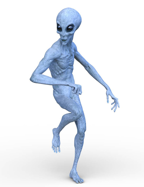 3D CG rendering of alien - Fotografie, Obrázek