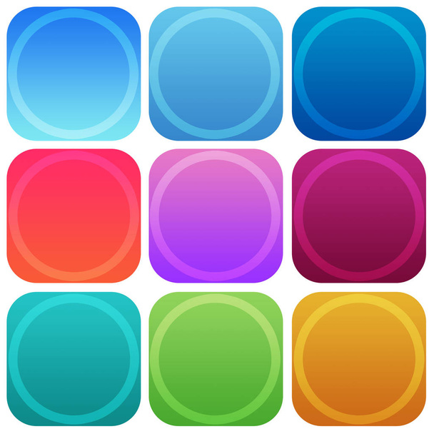 Set of simple icons - Φωτογραφία, εικόνα