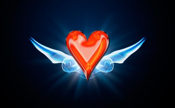 καρδιές, σύμβολο του πόκερ - Φωτογραφία, εικόνα