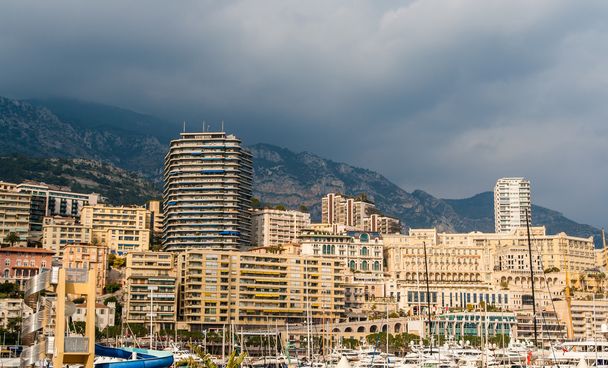 Poort Hercules, La Condamine, Monte Carlo in Monaco - Foto, afbeelding