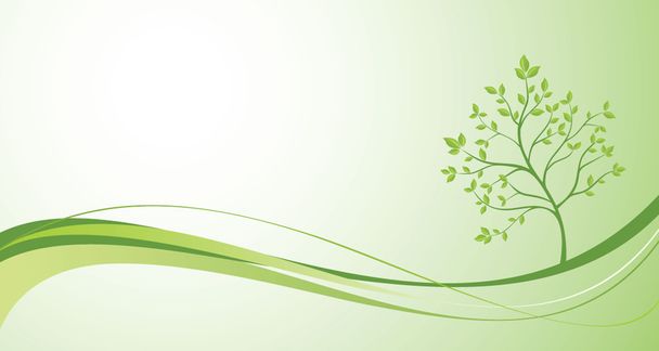 Creative green banner - Vector, imagen