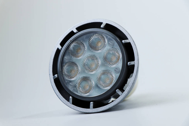 A light with seven diodes for more powerful light. Very clear white light - Photo, Image