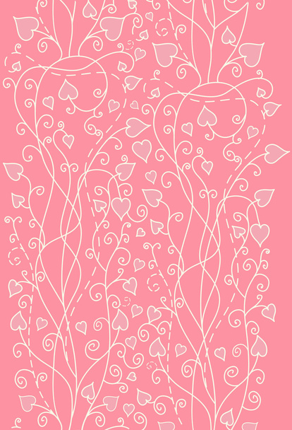Pink background for valentine day card vector - Vector, afbeelding
