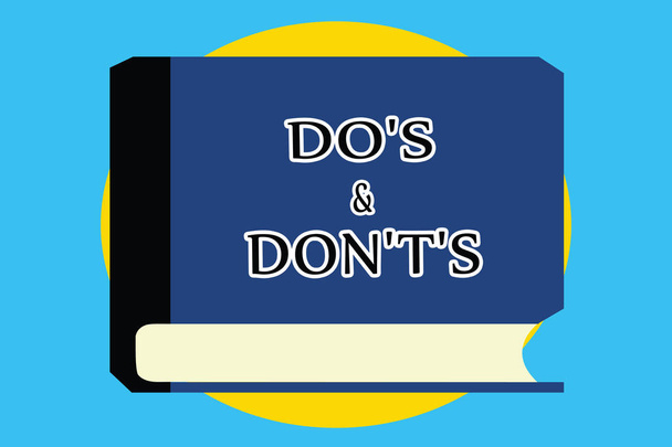 Signo de texto que muestra Do s is y Don t not s is. Foto conceptual Confusión en la mente sobre algo
 - Foto, imagen