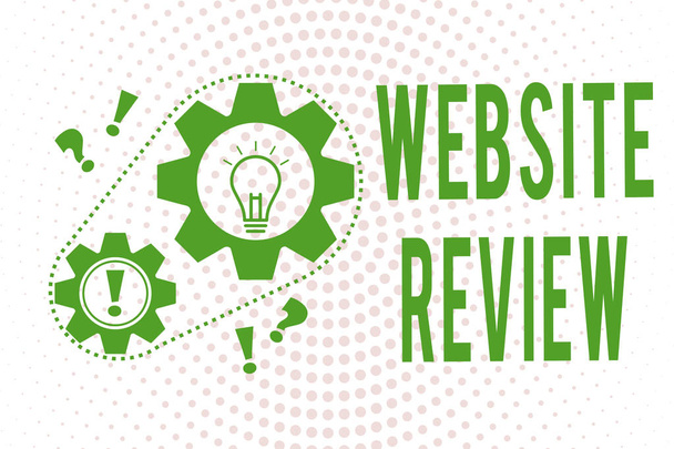 Kézírás szövegírás Website Review. Koncepció jelentése Vélemények, hogy lehet posztolni a vállalkozások és szolgáltatások - Fotó, kép