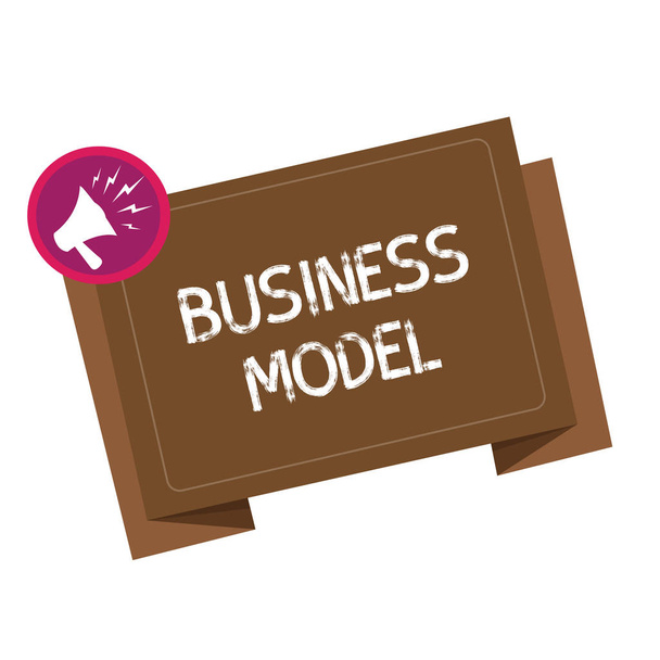 Εννοιολογική γραφή χέρι δείχνει επιχειρηματικό μοντέλο. Business photo showcasing Προσδιορισμός πηγών εσόδων Σχέδιο για το πώς να κάνει το κέρδος - Φωτογραφία, εικόνα
