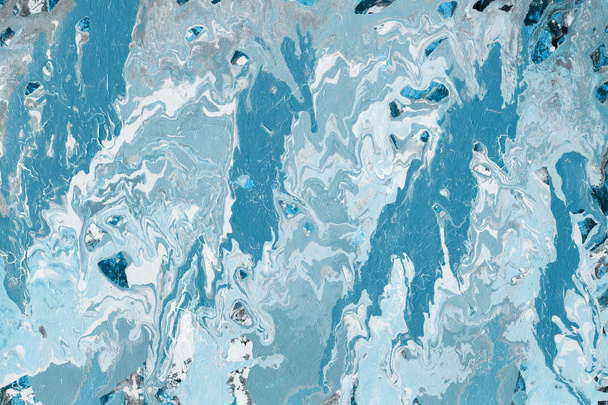 texture di vernice blu, Sfondo astratto
 - Foto, immagini