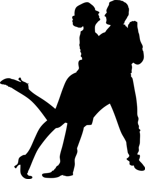 Táncoló pár - Vektor, kép