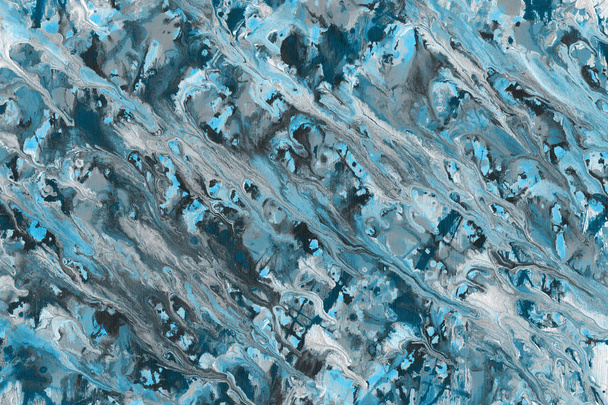 texture of Blue Paint, Abstract Background - Фото, зображення