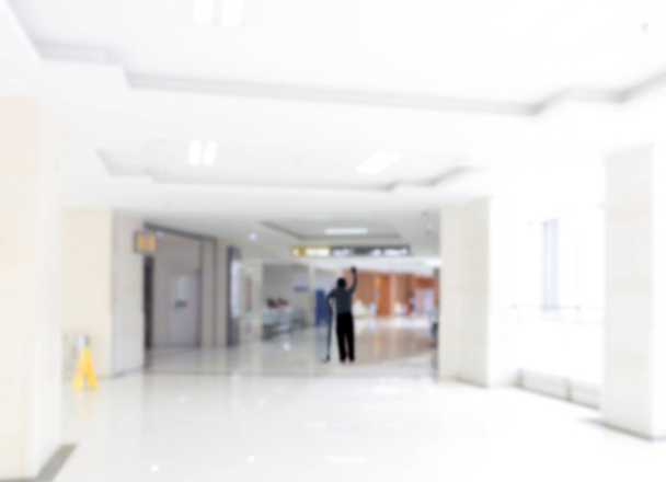 Concepto de seguro médico: Desenfoque abstracto hermoso hospital de lujo e interior de la clínica para el fondo
 - Foto, Imagen