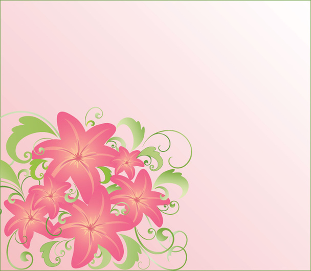 Floral design - Vector, Imagen