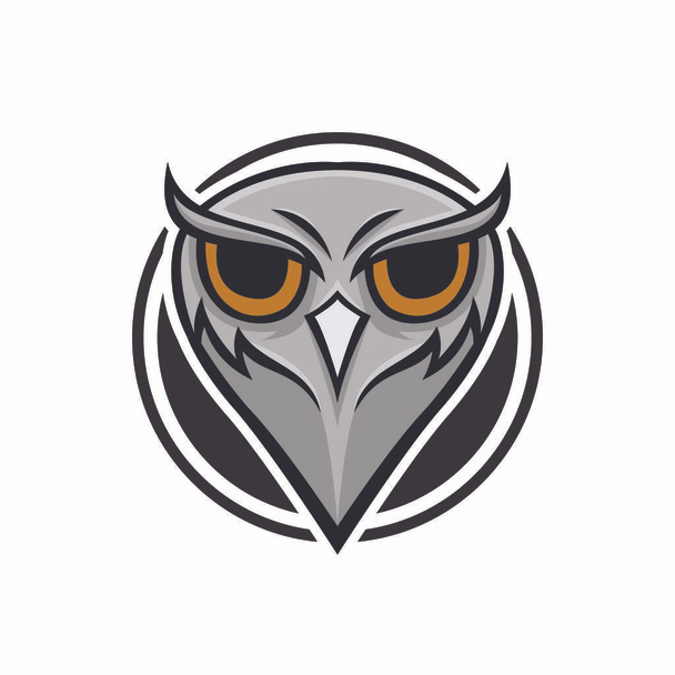 Gufo vettore mascotte design sport animali illustrazione emblema isolato
  - Vettoriali, immagini