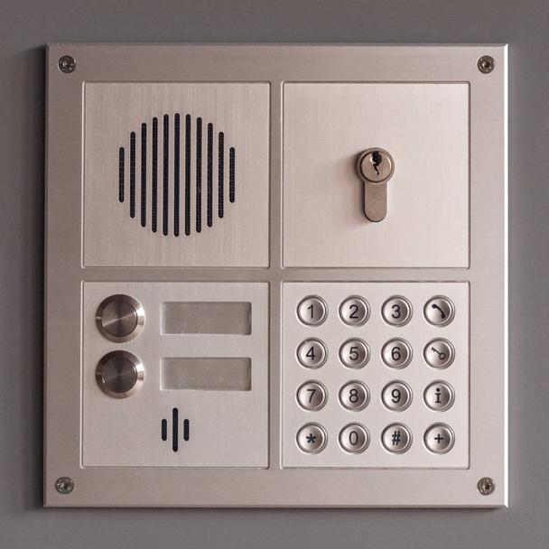 secure intercom building access panel - Photo, Image