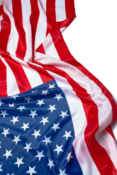 USA flag, close up view - Foto, Imagem