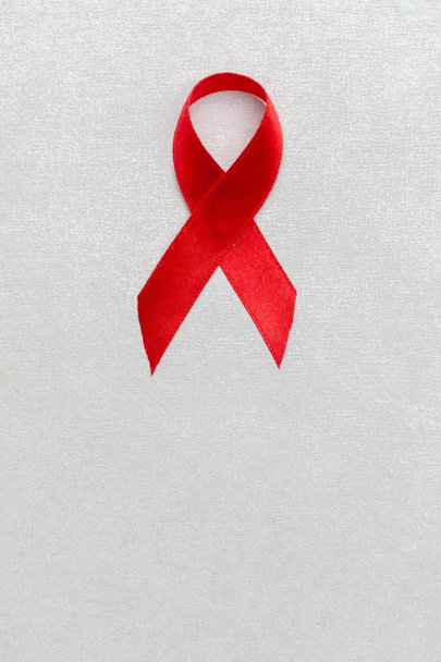 ribbon as symbol of aids awareness - Foto, imagen