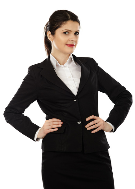 Closeup of young businesswoman - Foto, afbeelding