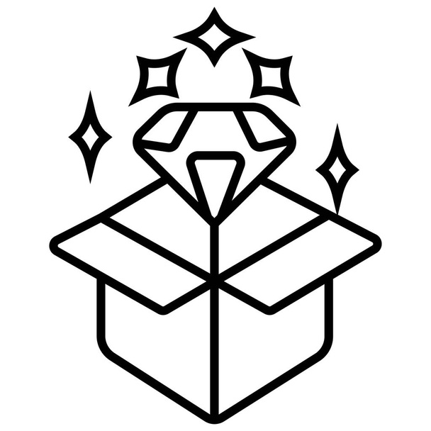 diamant vector pictogram illustratie  - Vector, afbeelding