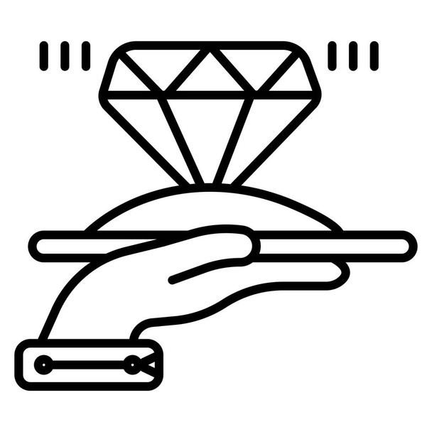 Diamond vector icon illustration  - Vector, Image