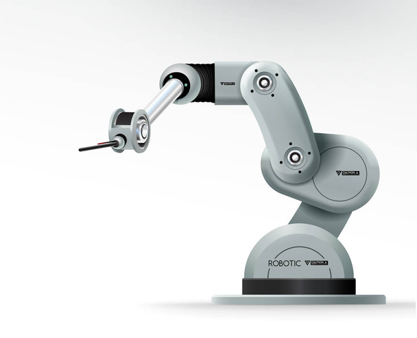 Промислова машина роботизована ручна машина завод векторні ілюстрації
 - Вектор, зображення