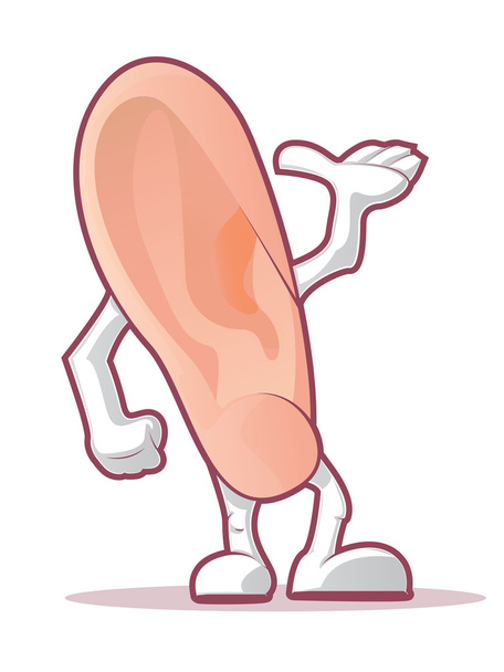 Carácter del oído
 - Vector, Imagen