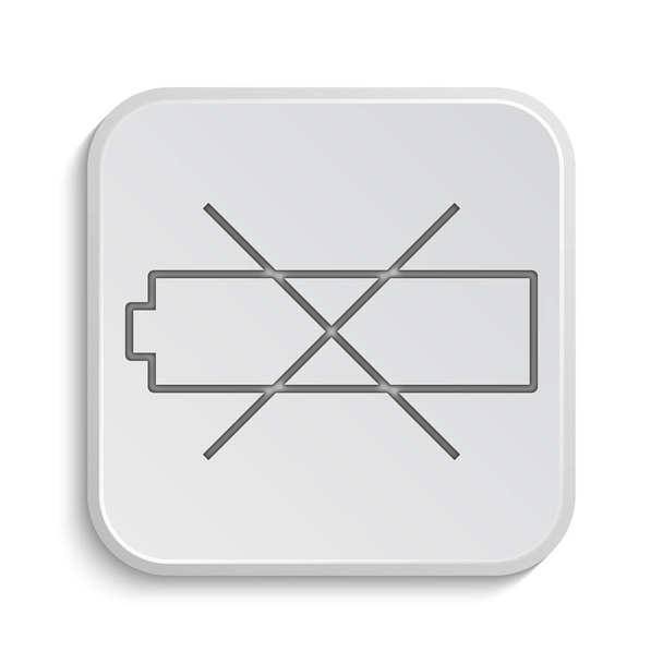 Empty battery icon - Foto, Imagem