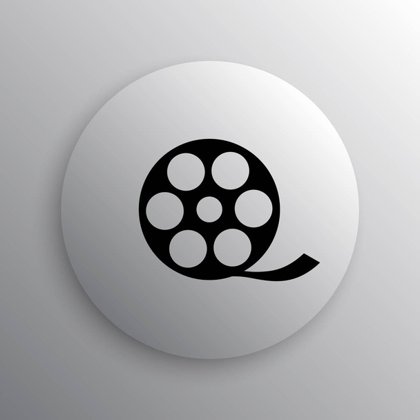Εικονίδιο βίντεο. Κουμπί Internet σε άσπρο φόντο - Φωτογραφία, εικόνα