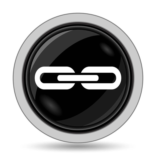 Link-Symbol. Internet-Taste auf weißem Hintergrund - Foto, Bild