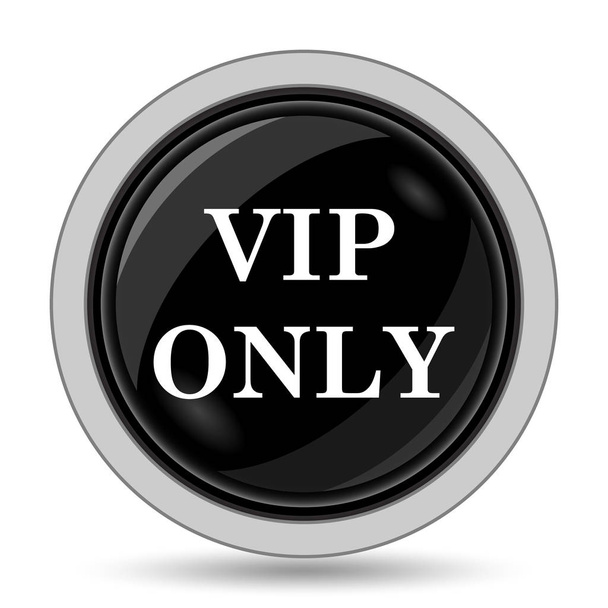 VIP-enige pictogram. Internet knop op witte achtergrond - Foto, afbeelding
