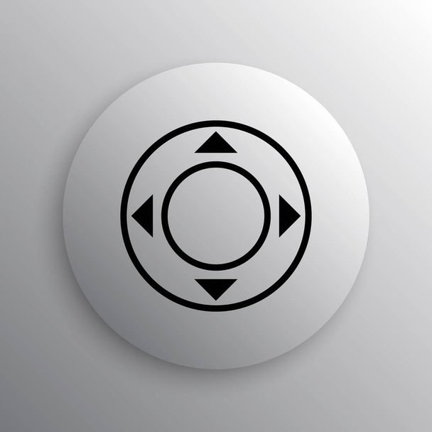 Joystick icon. Internet button on white background - Foto, Imagen