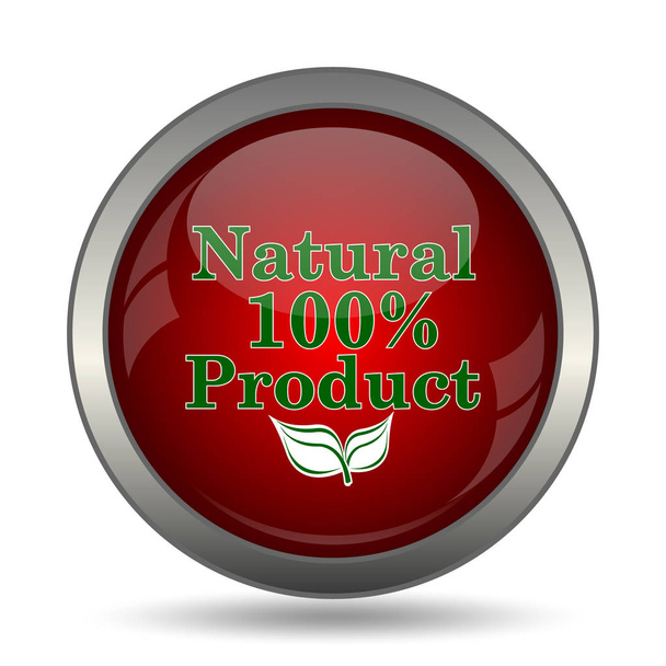 100% naturalny produkt ikona - Zdjęcie, obraz