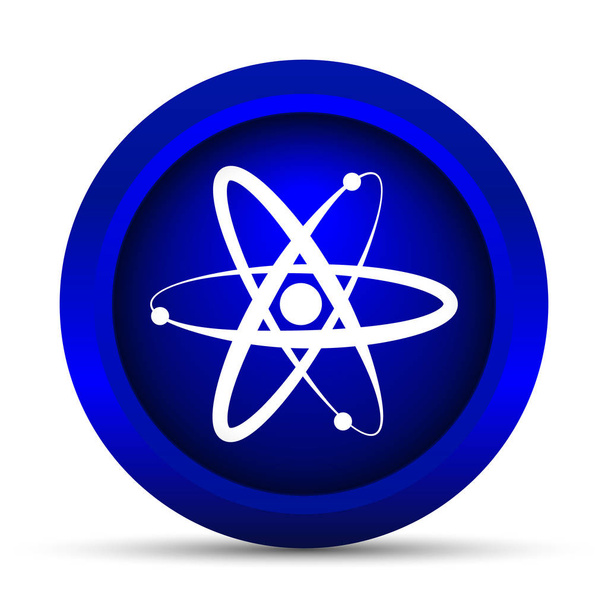 Atome. Internet-Taste auf weißem Hintergrund - Foto, Bild