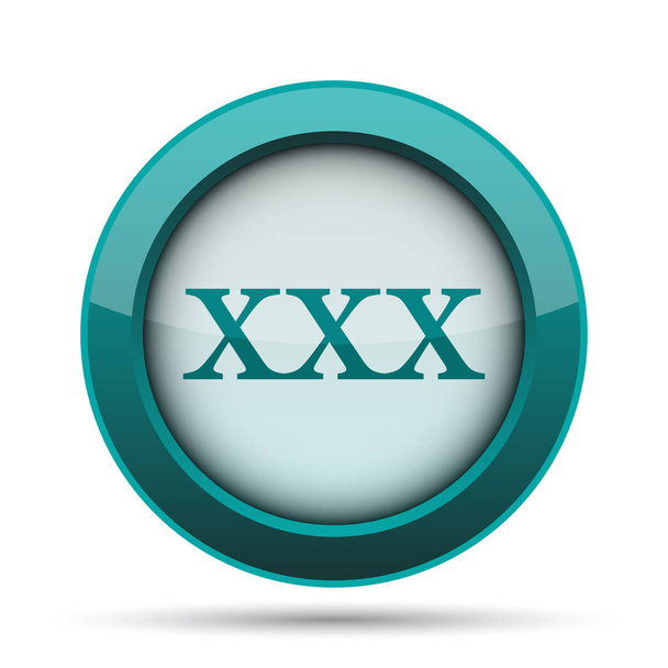 ikona xxx. Internet tlačítko na bílém pozadí - Fotografie, Obrázek