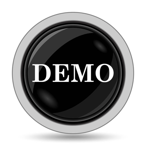 Demo ikonra. Internet gomb fehér háttér - Fotó, kép